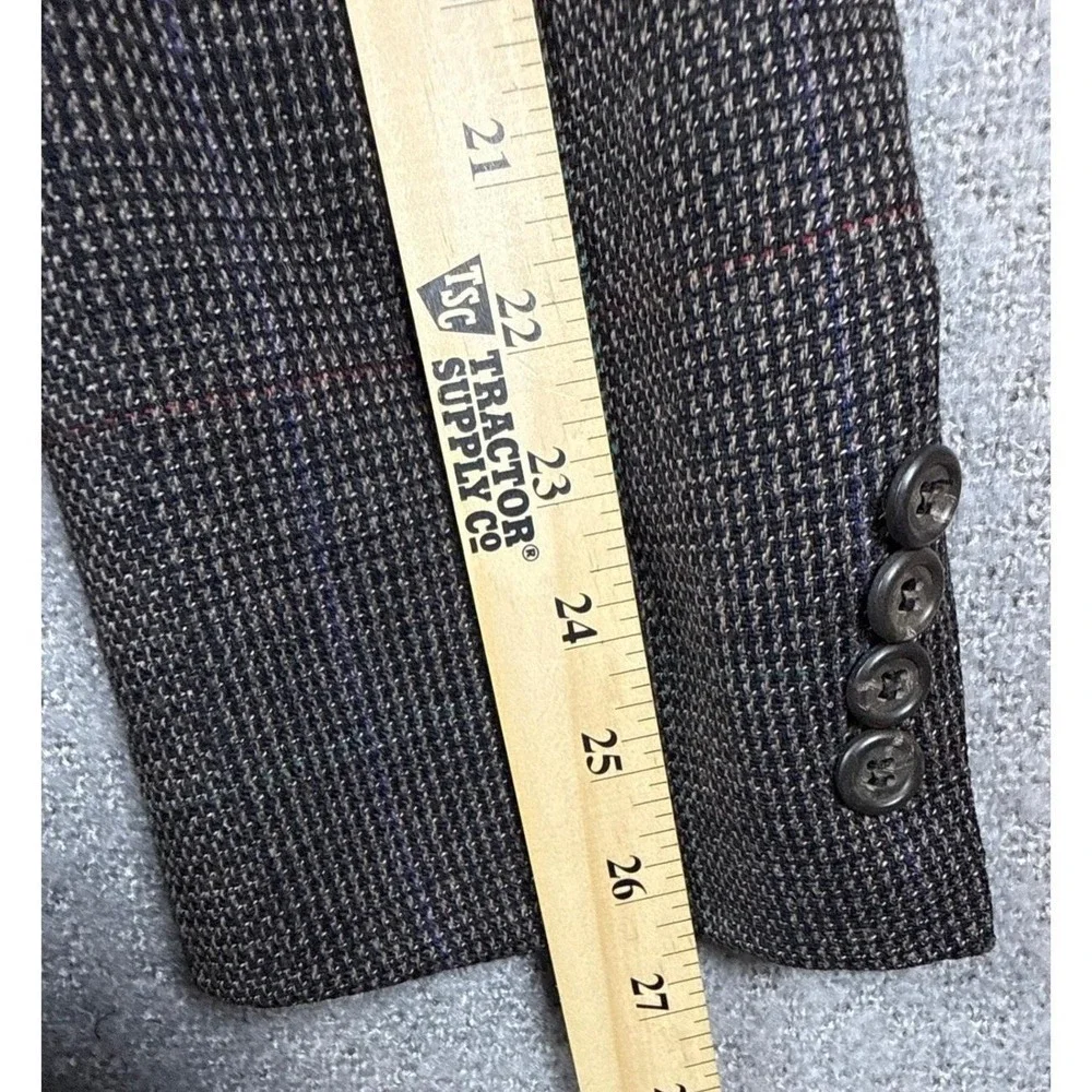 Vintage Polo University Club Ralph Lauren Sport Coat Mens 44 Houndstooth USA EUC